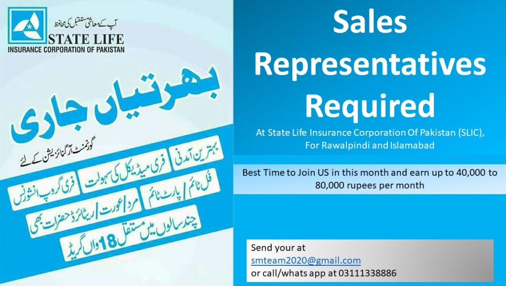 Sales Representatives Required